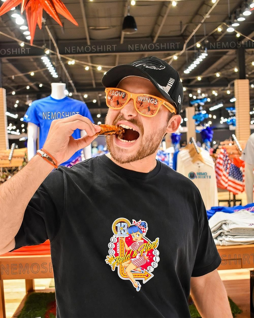 13th Annual Vintage Kustom Motorcycle and Car Show - Adult & Kids T-Shirts, Sweatshirts & Hoodies apparel design preview 1