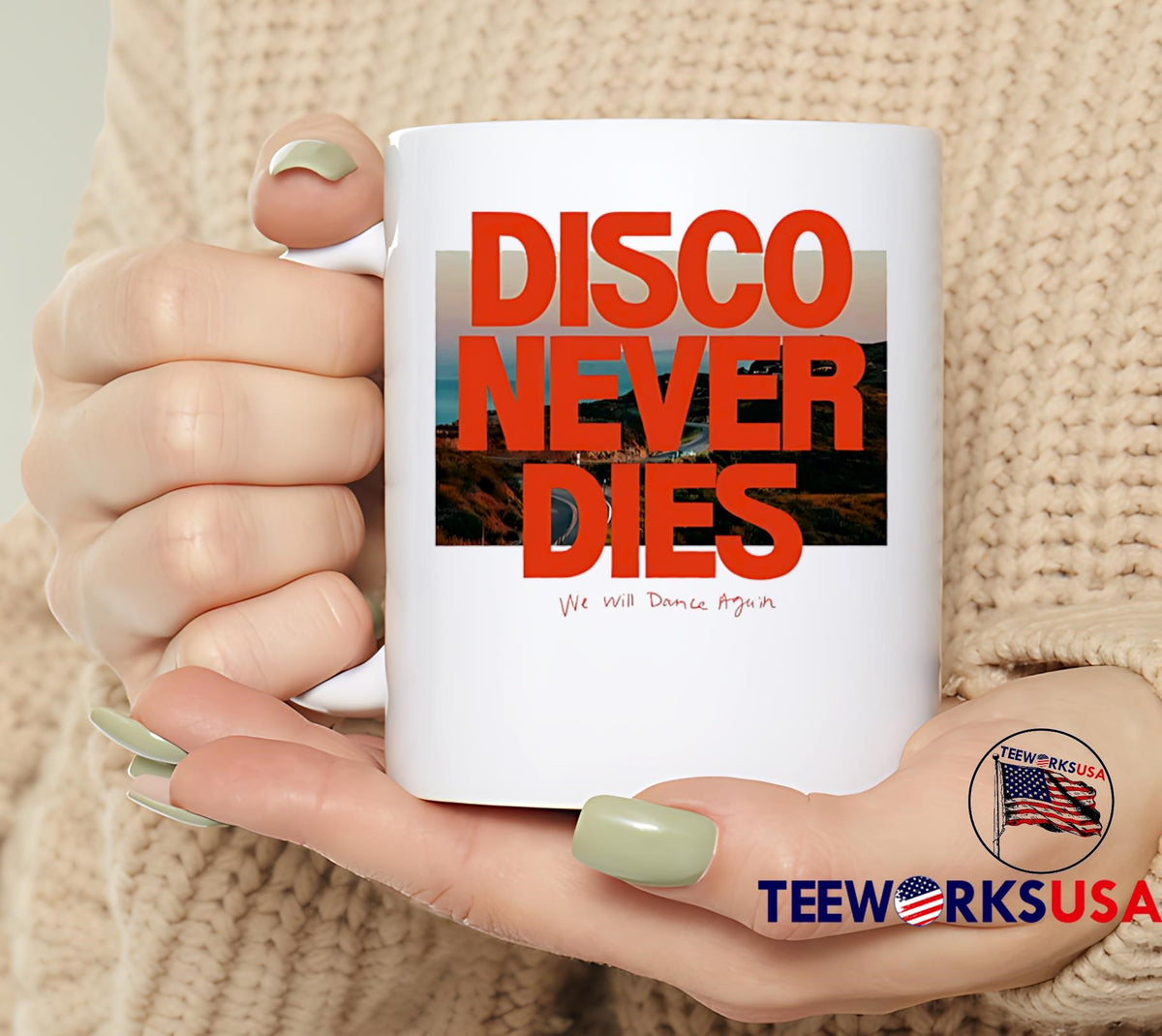 Disco Never Dies We Will Dance Again - Adult & Kids T-Shirts, Sweatshirts & Hoodies apparel design preview 6