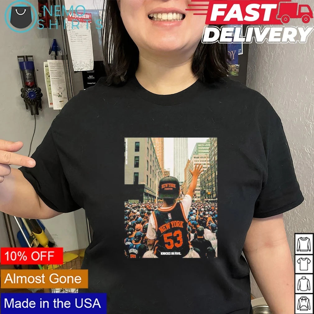 New York Forever Knicks In Five - Adult & Kids T-Shirts, Sweatshirts & Hoodies product image 2