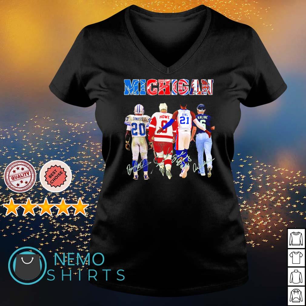 Michigan best players Sanders Howe Bing and Kaline - Adult & Kids T-Shirts, Sweatshirts & Hoodies apparel design preview 5