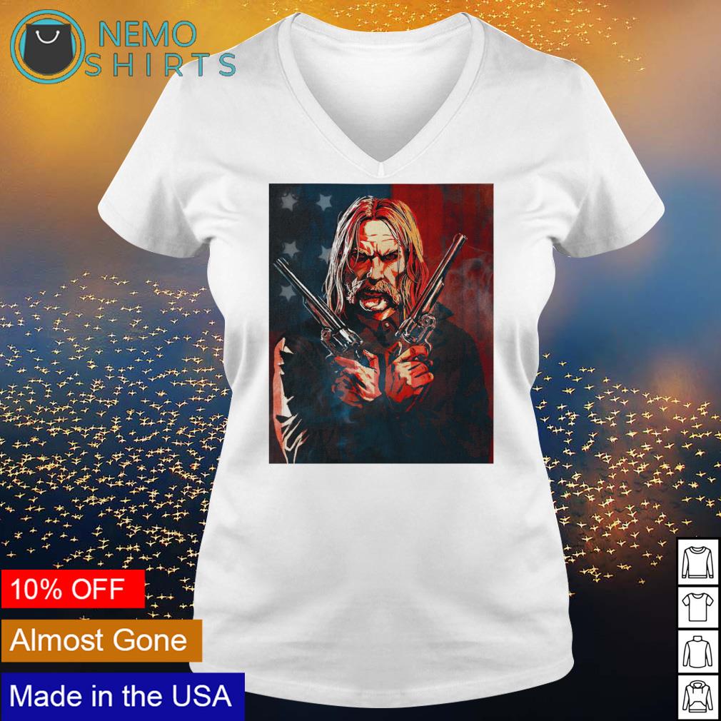 Red Dead Redemption 2 Micah Bell Cowboy - Adult & Kids T-Shirts, Sweatshirts & Hoodies apparel design preview 5
