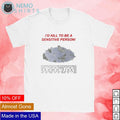 I'd kill to be a sensitive person - Adult & Kids T-Shirts, Sweatshirts & Hoodies apparel design preview 1