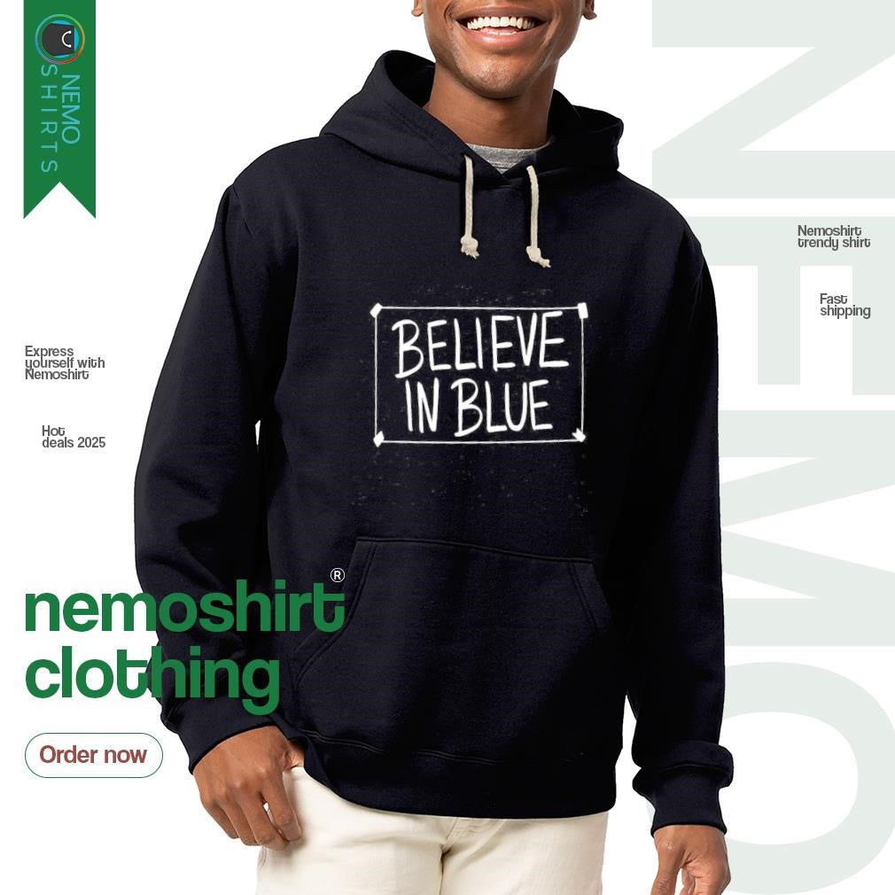 Believe in blue - Adult & Kids T-Shirts, Sweatshirts & Hoodies apparel design preview 2