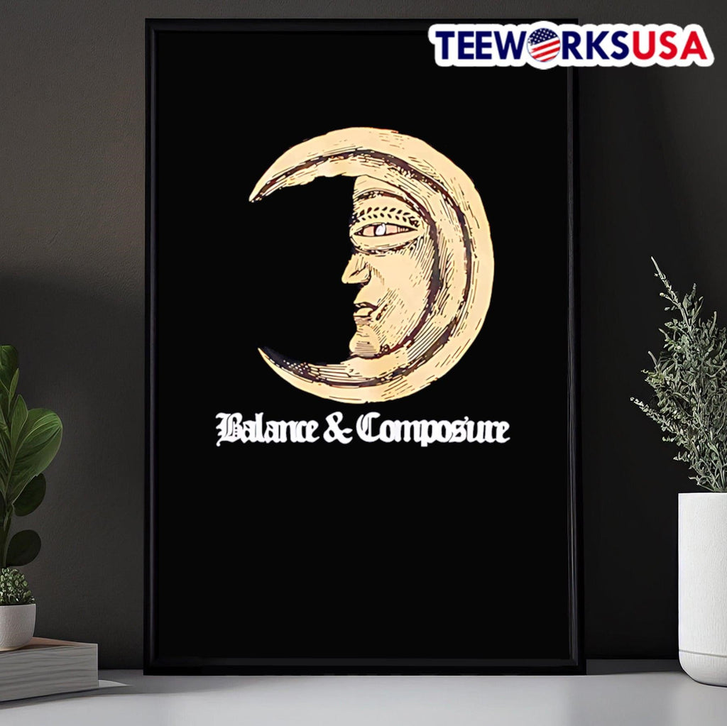 Balance and composure moon logo - Adult & Kids T-Shirts, Sweatshirts & Hoodies apparel design preview 5