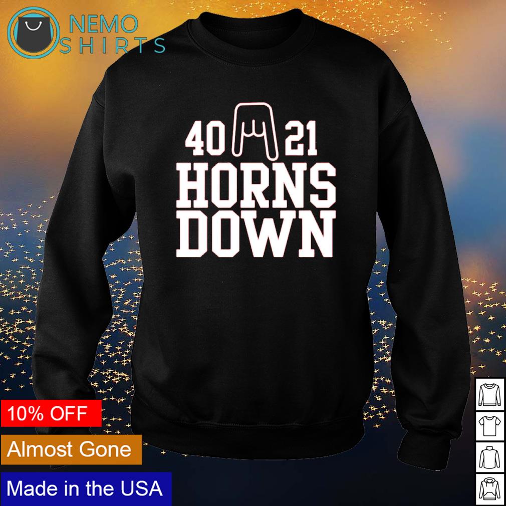 40 21 horns down - Adult & Kids T-Shirts, Sweatshirts & Hoodies apparel design preview 4