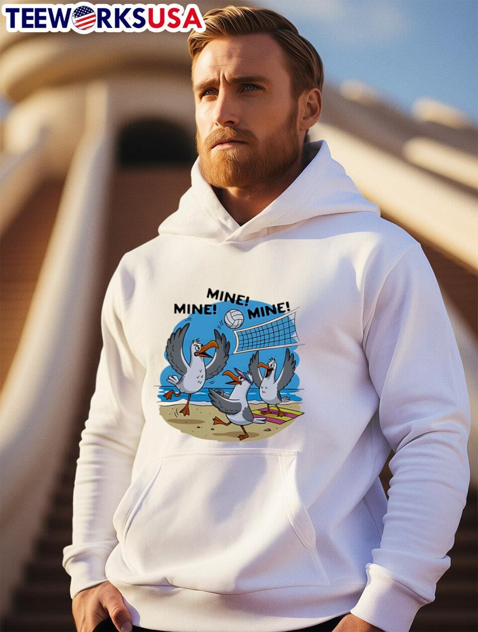 Mine Volleyball - Adult & Kids T-Shirts, Sweatshirts & Hoodies apparel design preview 2