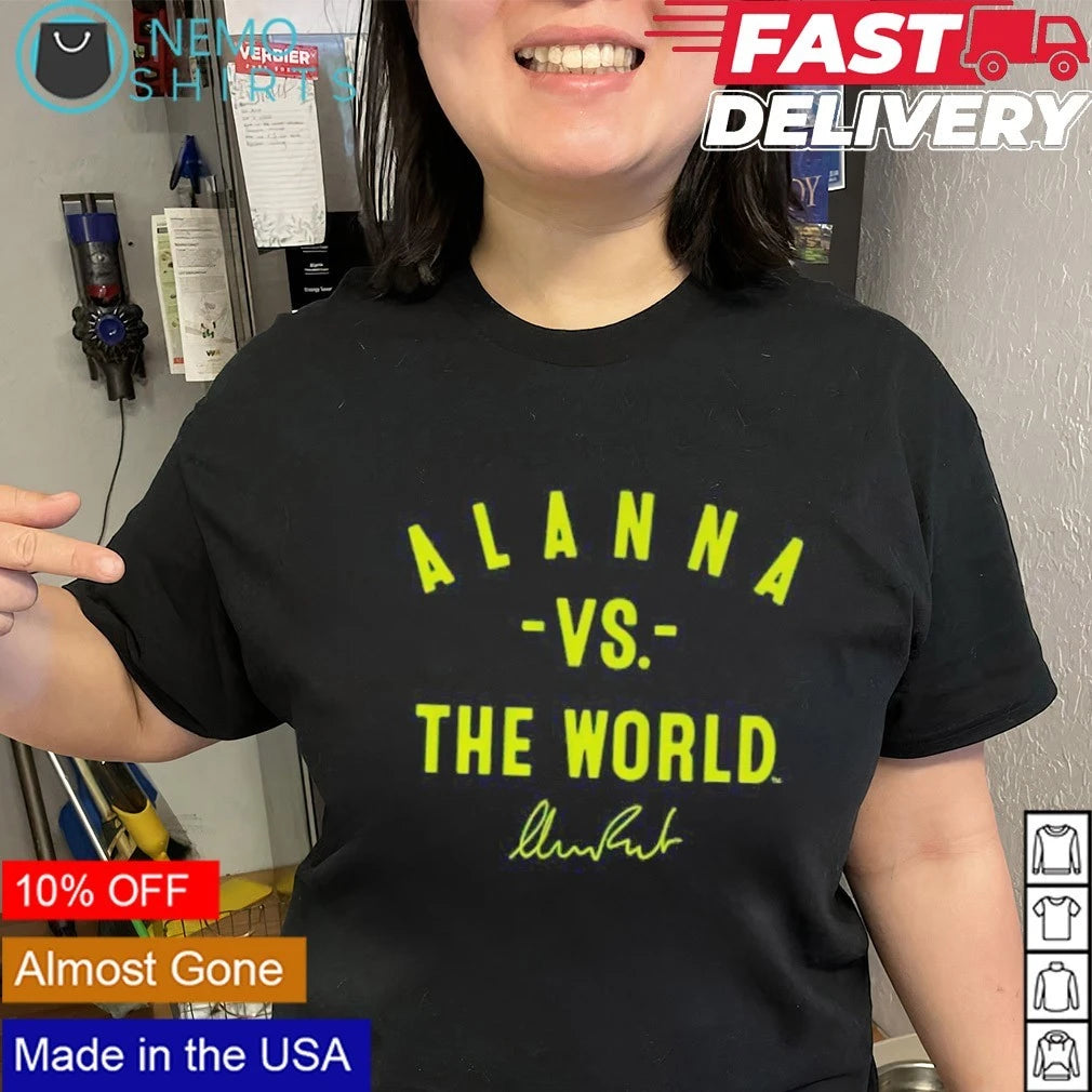 Alanna Smith Vs. The World signature - Adult & Kids T-Shirts, Sweatshirts & Hoodies apparel design preview 3