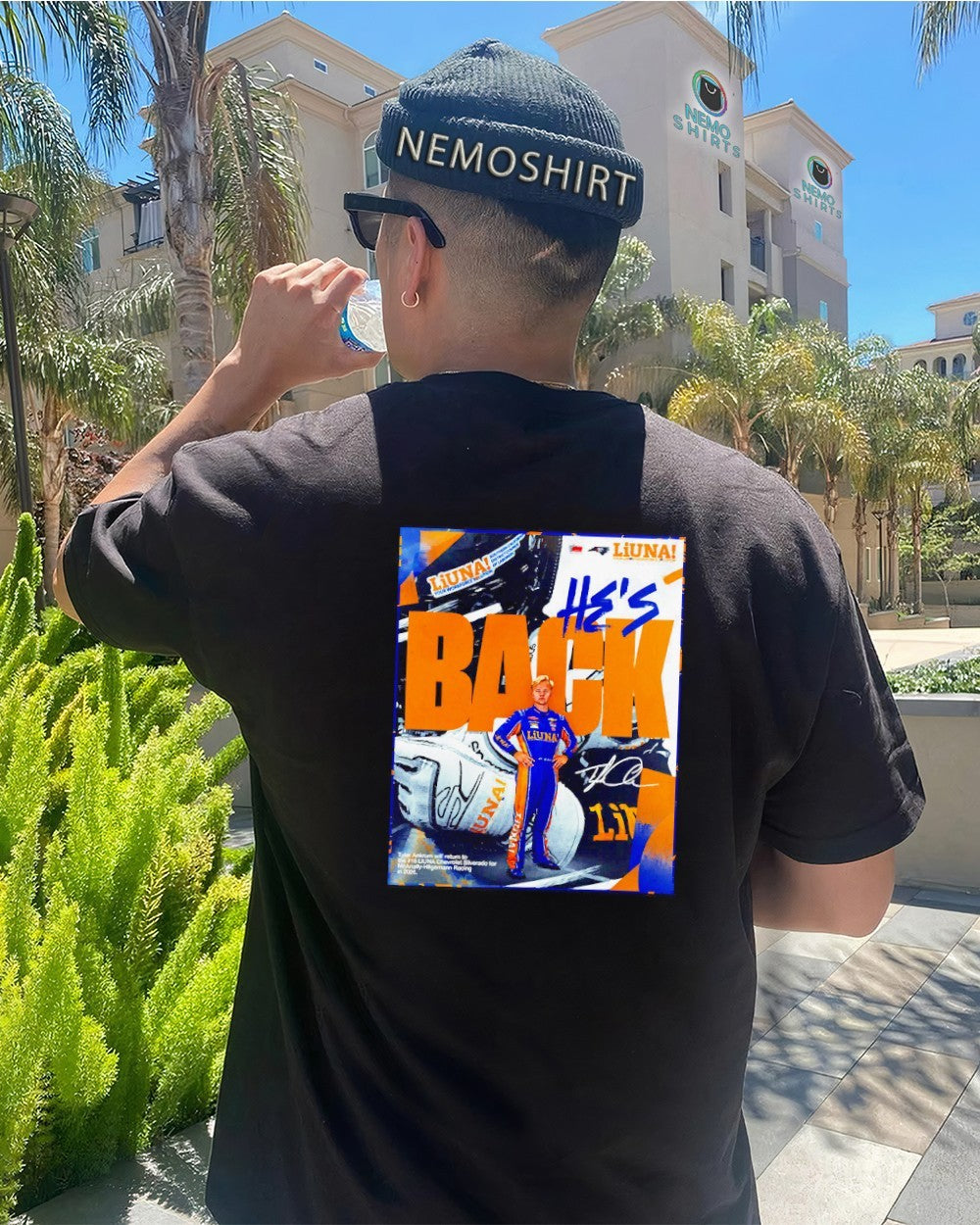 He's back Tyler Ankrum will return to the 18 LIUNA - Adult & Kids T-Shirts, Sweatshirts & Hoodies apparel design preview 4