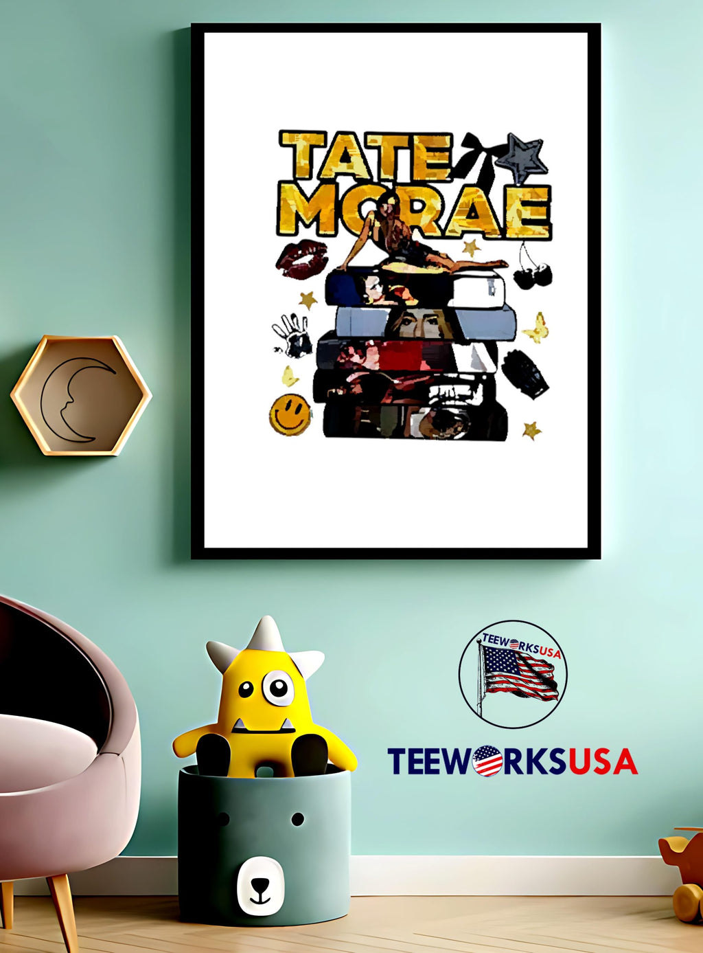 Tate Mcrae tour book - Adult & Kids T-Shirts, Sweatshirts & Hoodies apparel design preview 3
