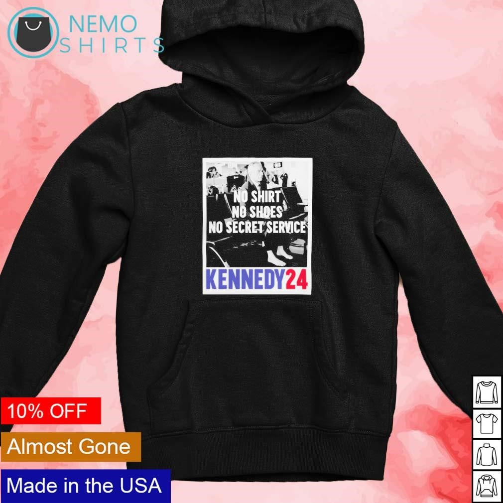 No shoes secret service Kennedy 24 - Adult & Kids T-Shirts, Sweatshirts & Hoodies apparel design preview 4