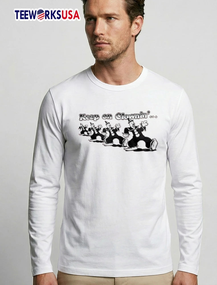 Keep On Clownin Dancing Clowns - Adult & Kids T-Shirts, Sweatshirts & Hoodies apparel design preview 3