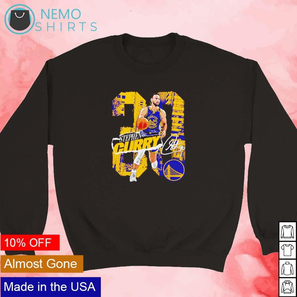 Steph Curry Golden State Warriors number 30 signature - Adult & Kids T-Shirts, Sweatshirts & Hoodies apparel design preview 5