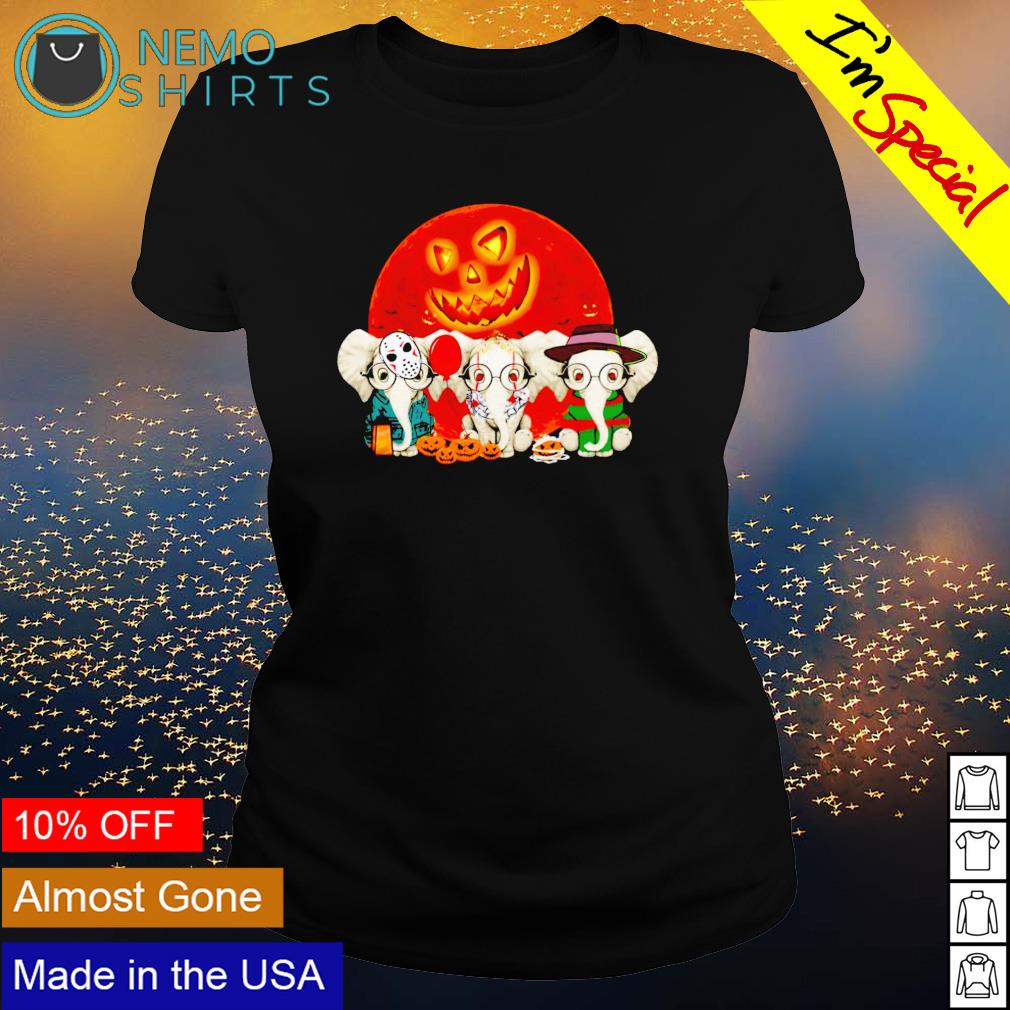 Elephant horror movies character Halloween - Adult & Kids T-Shirts, Sweatshirts & Hoodies apparel design preview 3