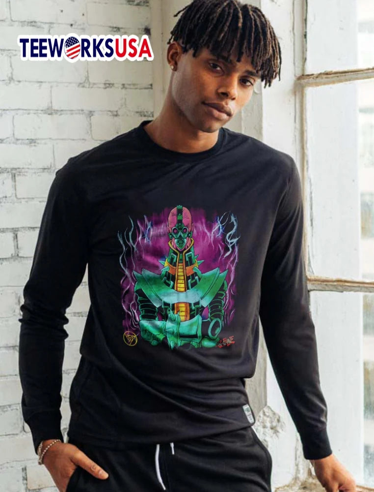 Yu Gi Oh Jinzo Cyborg Monster Purple Aura Lightning - Adult & Kids T-Shirts, Sweatshirts & Hoodies apparel design preview 5