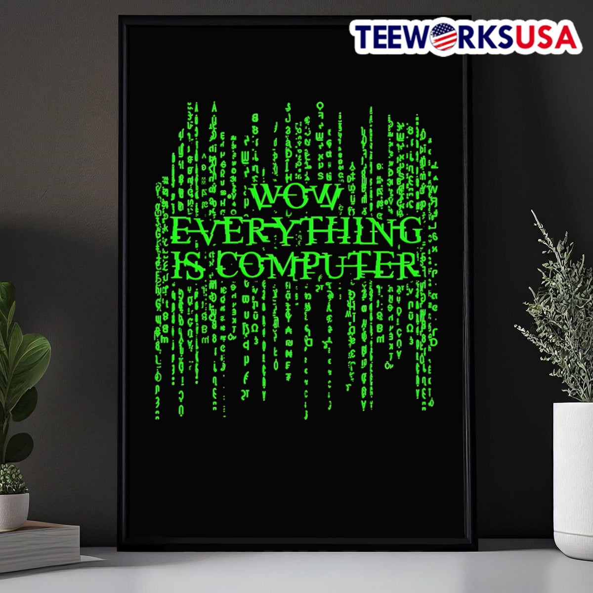 Wow Everything Is Computer 2025 - Adult & Kids T-Shirts, Sweatshirts & Hoodies apparel design preview 5