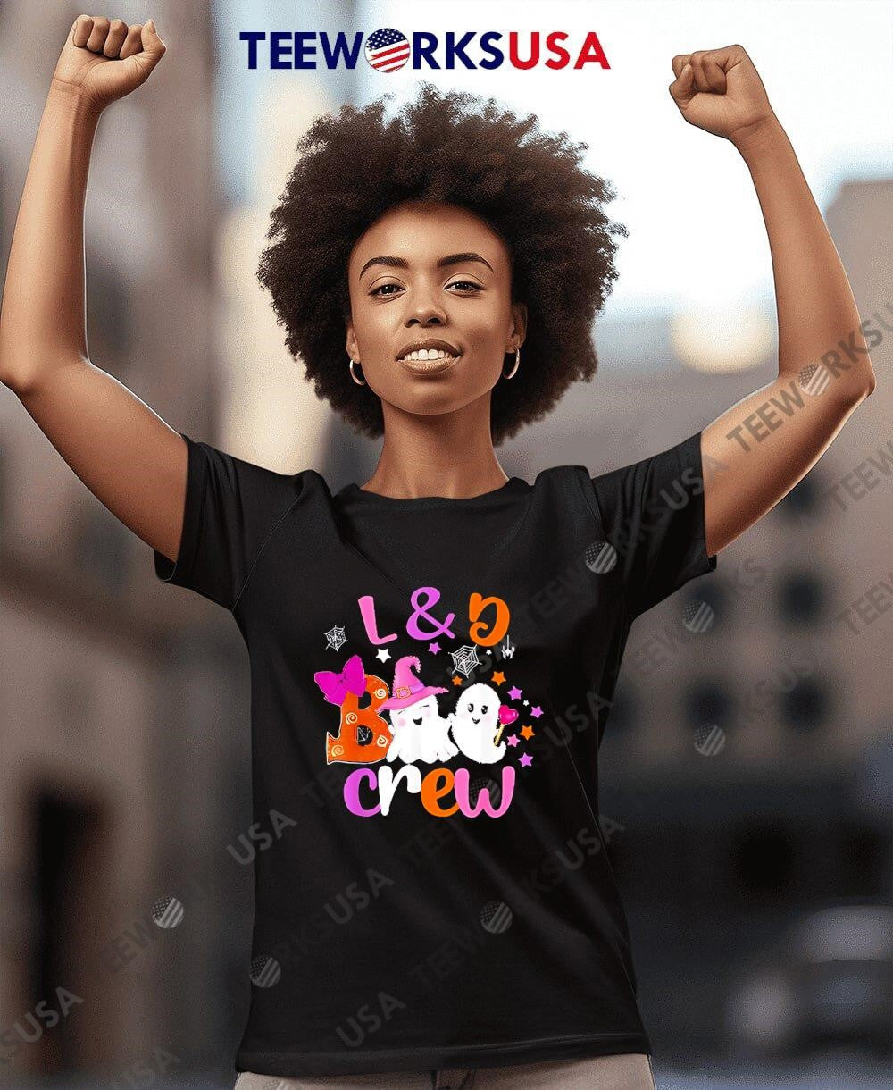 L&d boo crew halloween matching labor and delivery - Adult & Kids T-Shirts, Sweatshirts & Hoodies apparel design preview 4