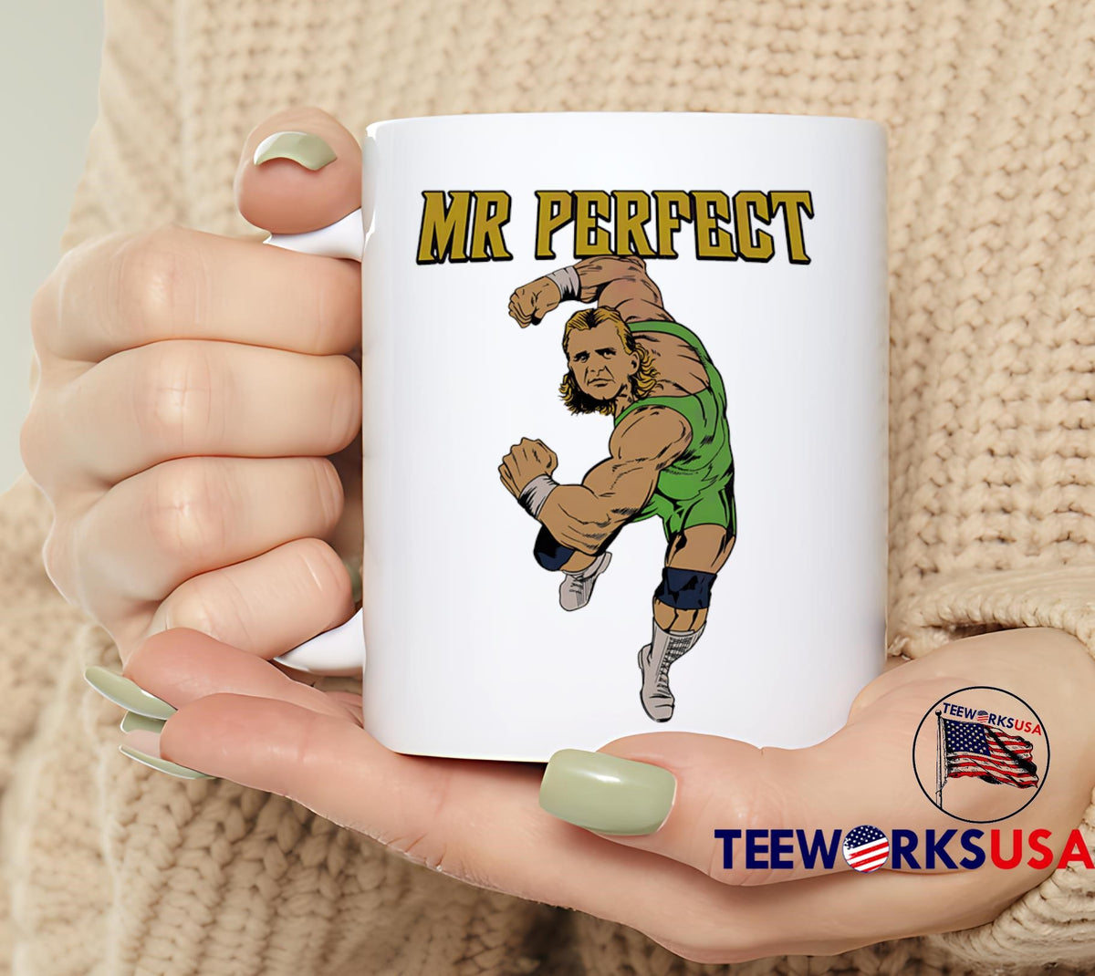 Mr Perfect Arn Anderson cartoon - Adult & Kids T-Shirts, Sweatshirts & Hoodies apparel design preview 6