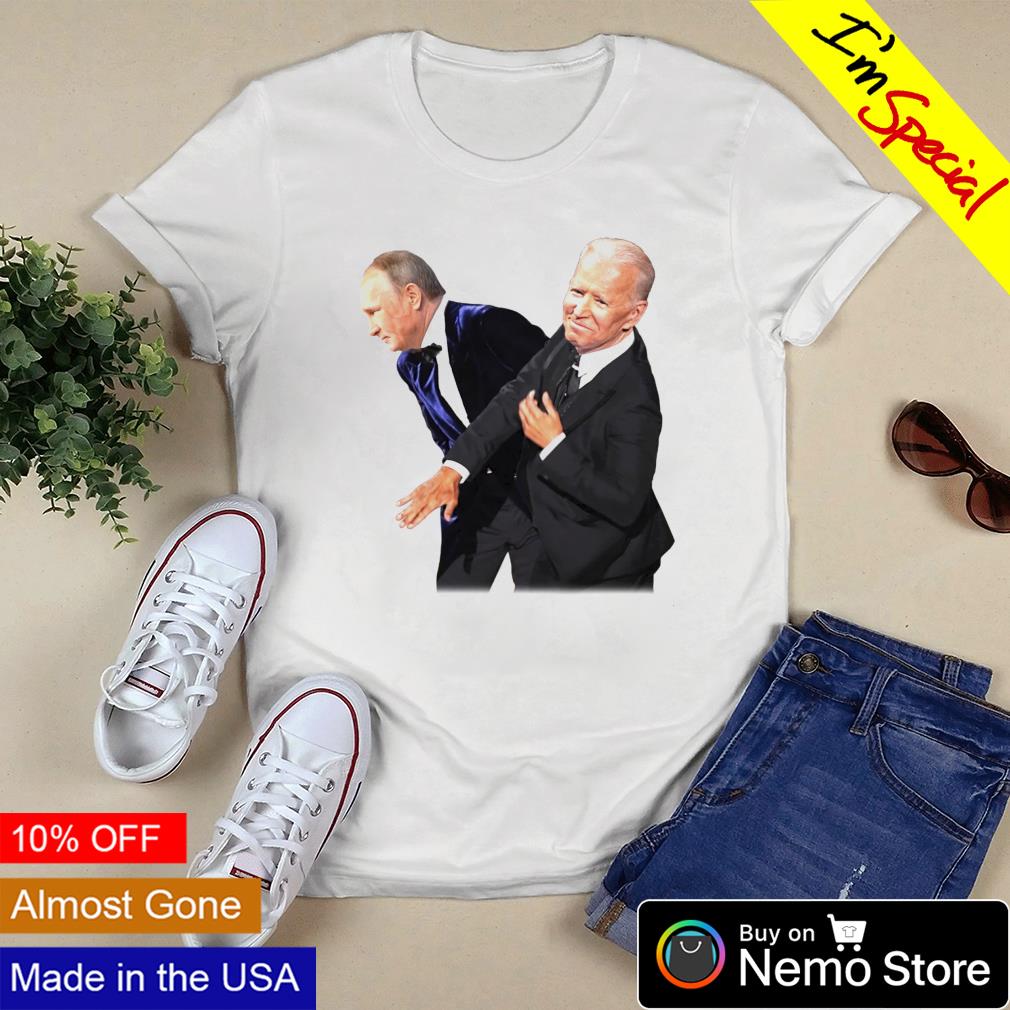 Biden slapped Putin - Adult & Kids T-Shirts, Sweatshirts & Hoodies apparel design preview 3