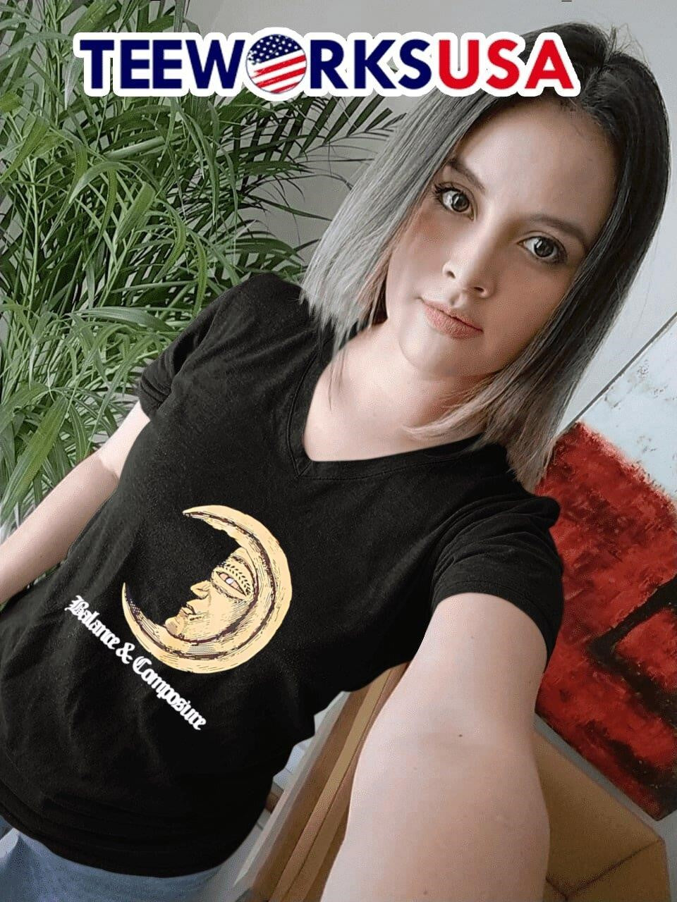Balance and composure moon logo - Adult & Kids T-Shirts, Sweatshirts & Hoodies apparel design preview 7