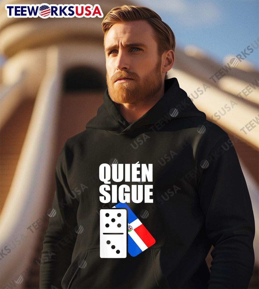 Quien Sigue Camiseta Dominicana - Adult & Kids T-Shirts, Sweatshirts & Hoodies apparel design preview 3