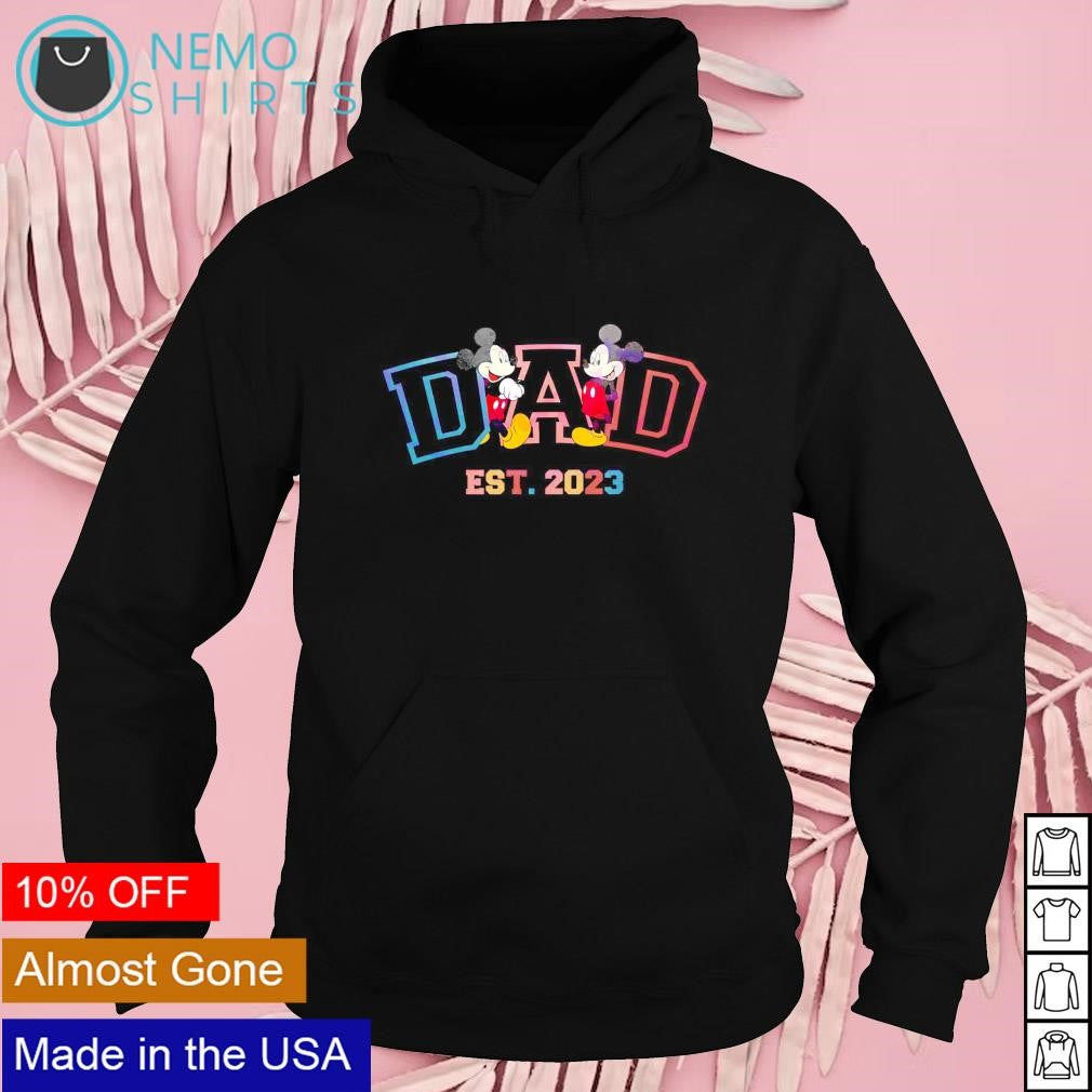 Dad est 2023 Mickey - Adult & Kids T-Shirts, Sweatshirts & Hoodies apparel design preview 2
