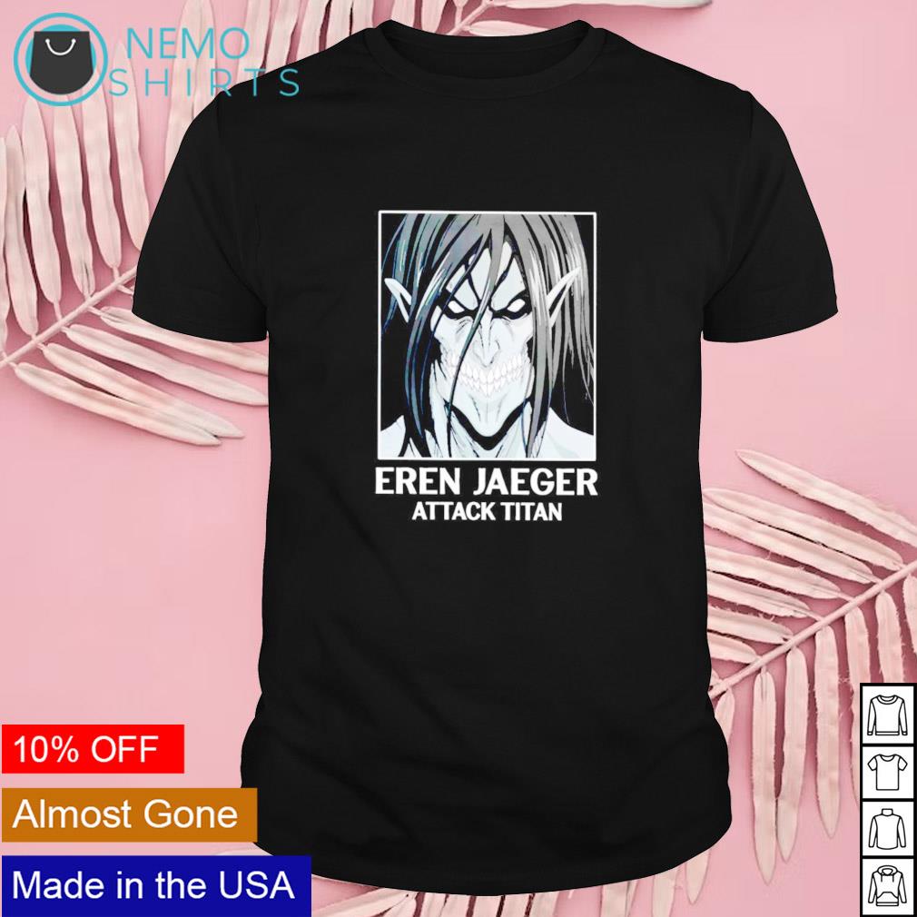 Eren Jaeger attack titan - Adult & Kids T-Shirts, Sweatshirts & Hoodies apparel design preview 1