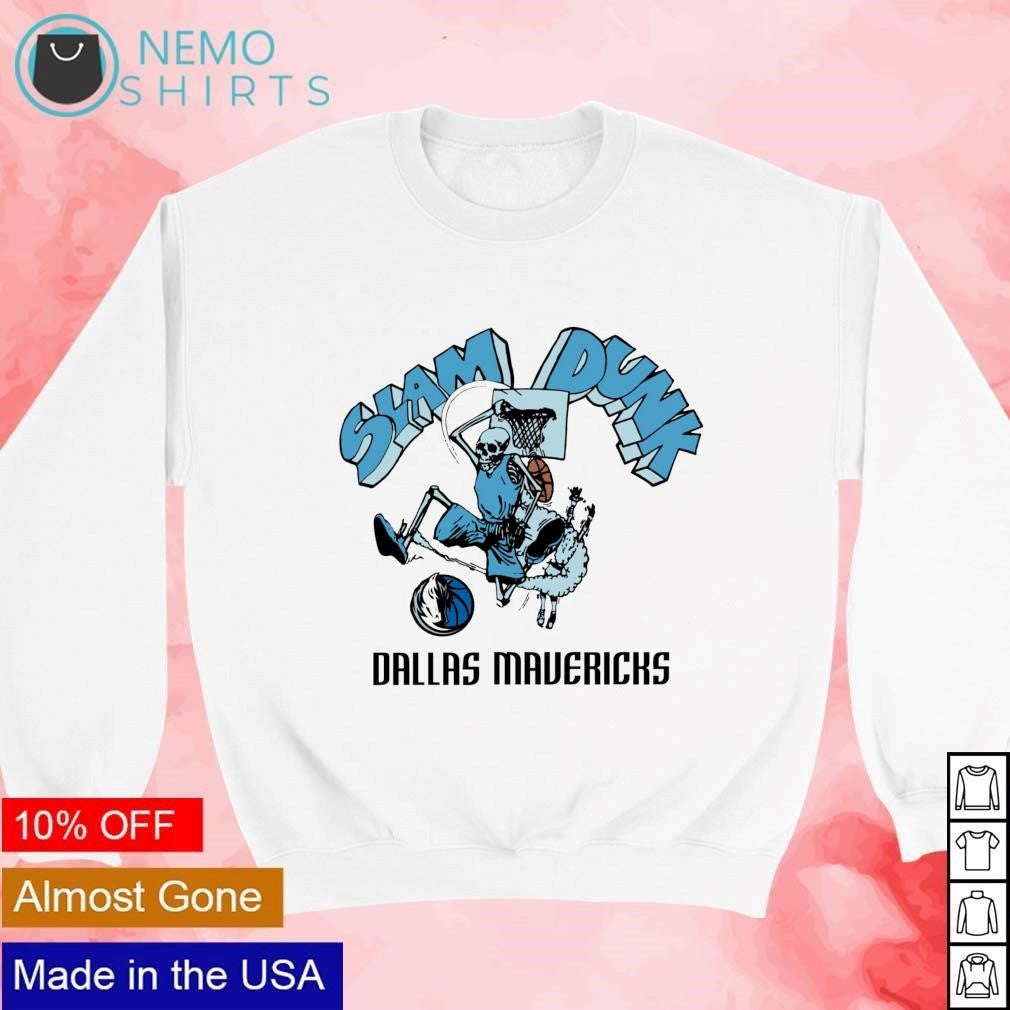 Slam dunk Dallas Maverick skeleton player - Adult & Kids T-Shirts, Sweatshirts & Hoodies apparel design preview 4