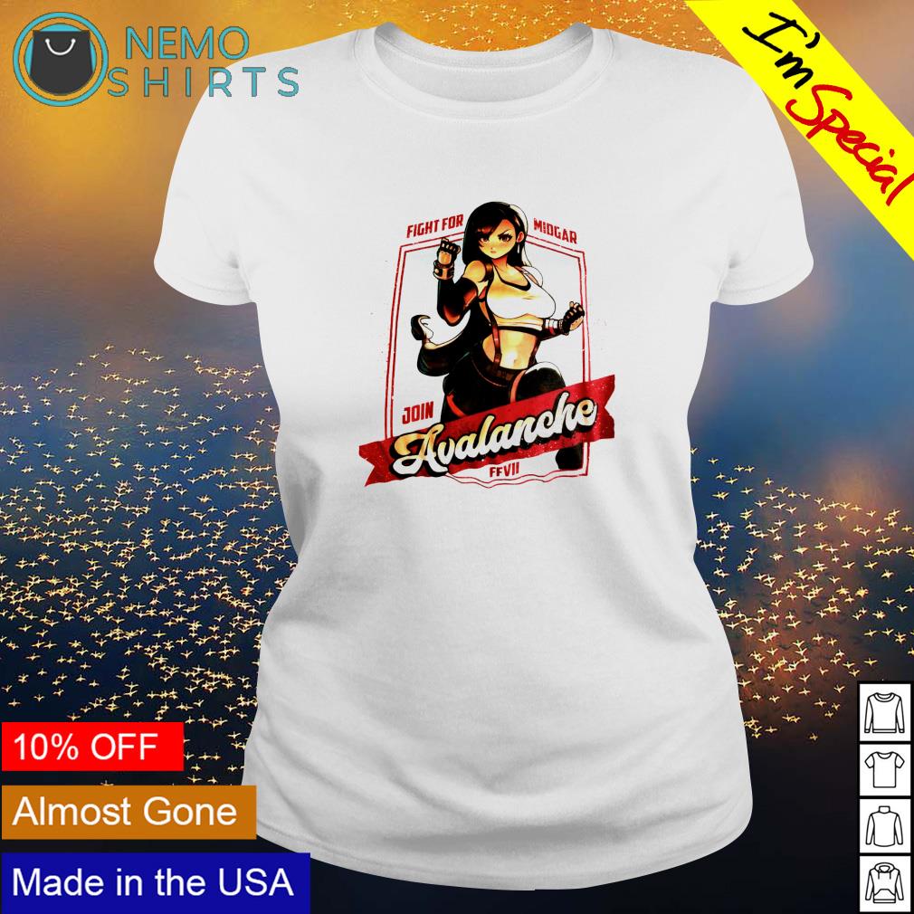 Fight for midgar join Avalanche - Adult & Kids T-Shirts, Sweatshirts & Hoodies apparel design preview 3