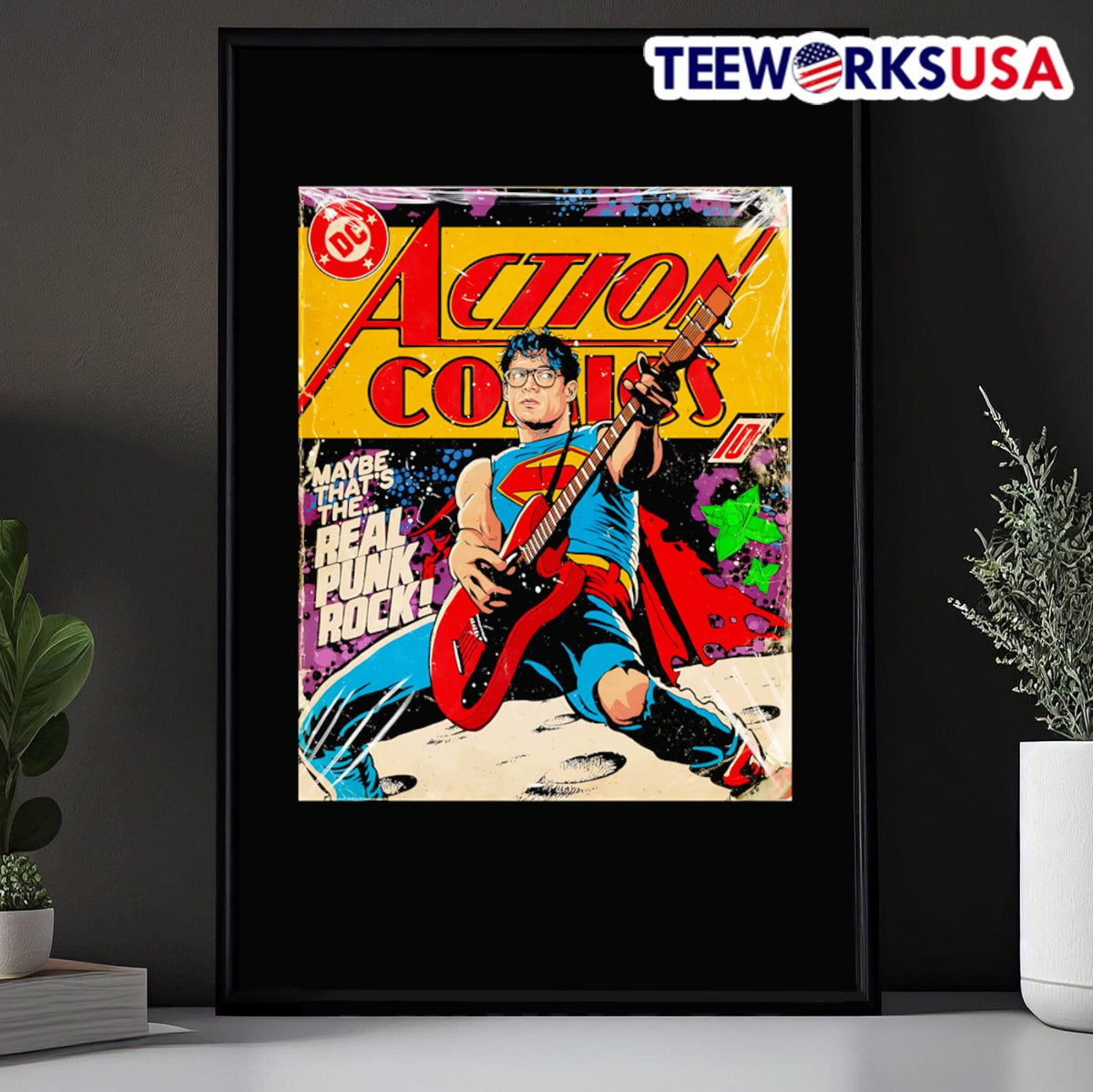 Superman maybe that's the real punk rock - Adult & Kids T-Shirts, Sweatshirts & Hoodies apparel design preview 5