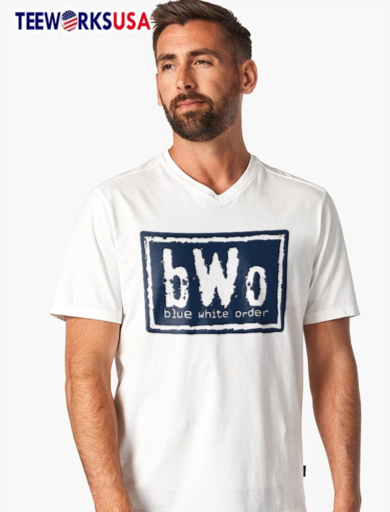 Bwo Blue White Order Distressed Rectangular Frame - Adult & Kids T-Shirts, Sweatshirts & Hoodies apparel design preview 7