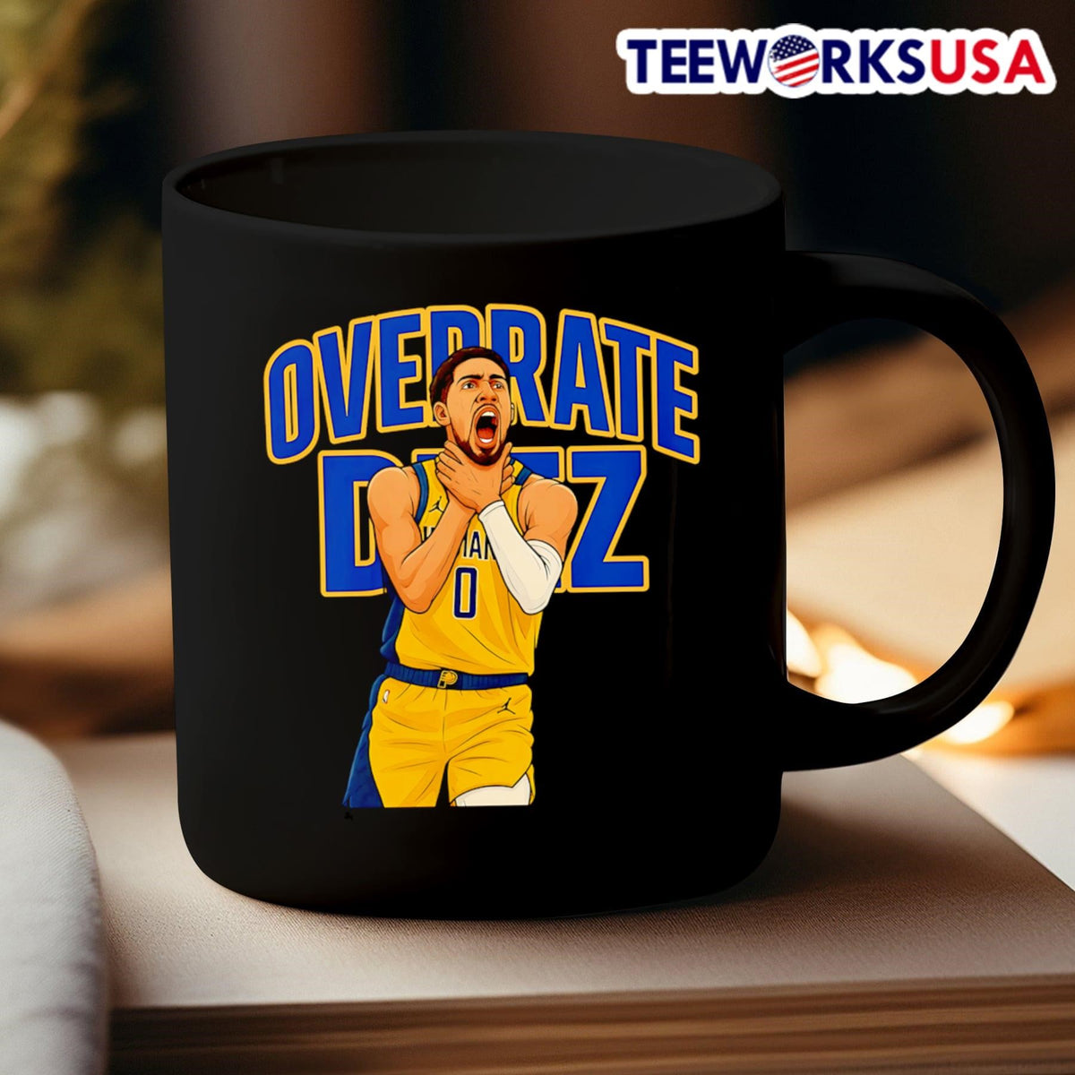 Haliburton Choke Overrate Deez - Adult & Kids T-Shirts, Sweatshirts & Hoodies apparel design preview 3