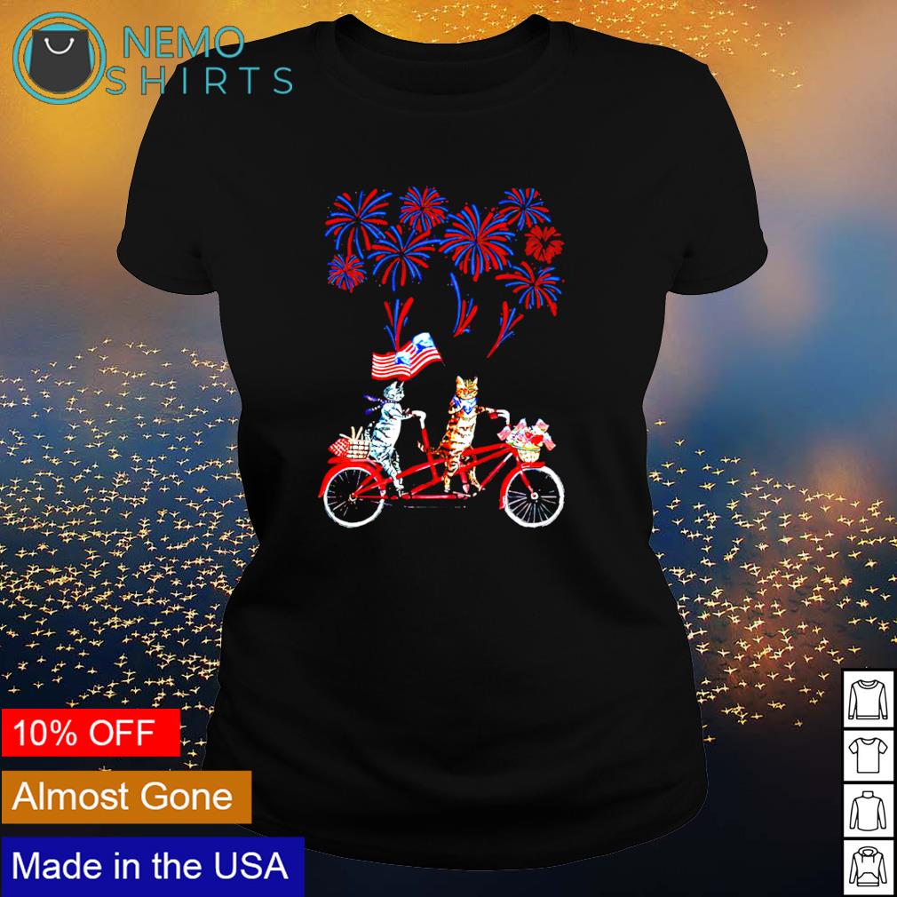 Cat 4th july fireworks - Adult & Kids T-Shirts, Sweatshirts & Hoodies apparel design preview 3