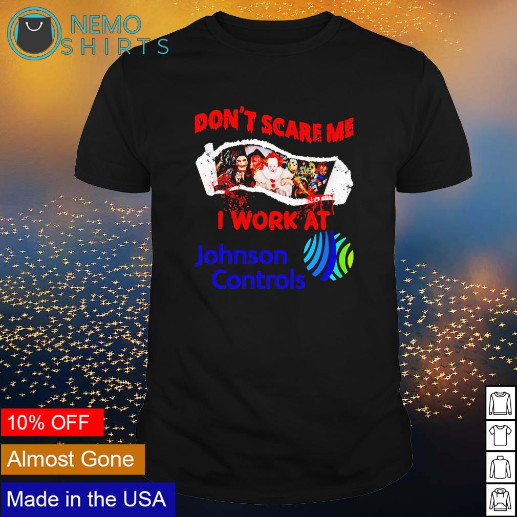 Horror Halloween don't scare me I work at Johnson - Adult & Kids T-Shirts, Sweatshirts & Hoodies apparel design preview 1