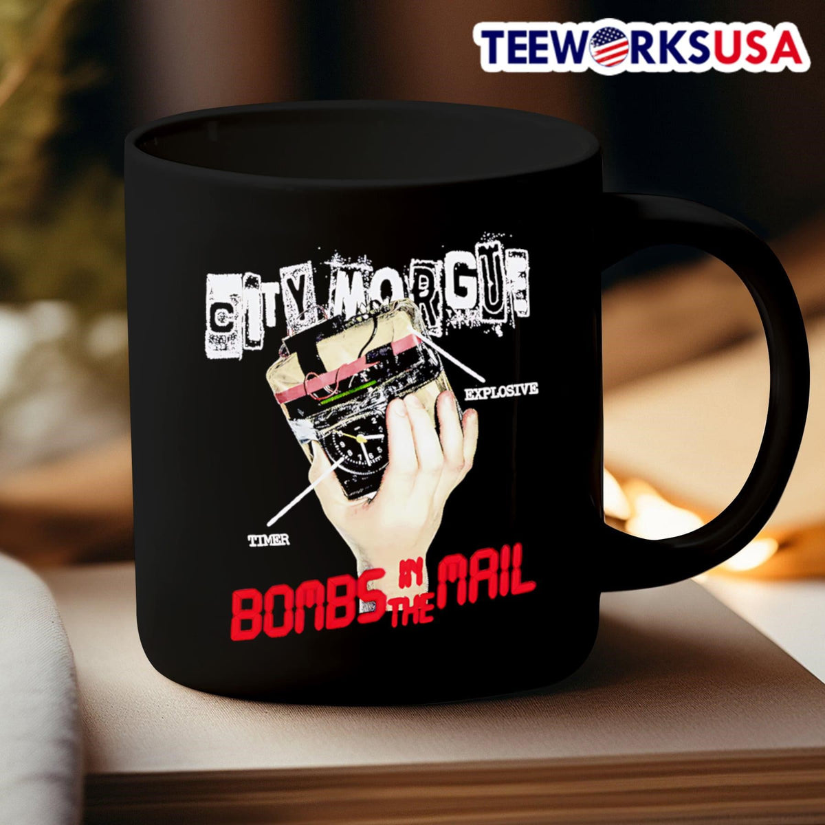 Bombs in the mail timer - Adult & Kids T-Shirts, Sweatshirts & Hoodies apparel design preview 3