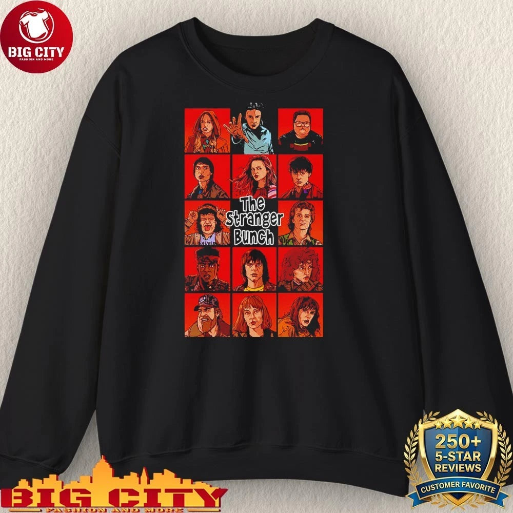 Funny The Stranger Bunch Things - Adult & Kids T-Shirts, Sweatshirts & Hoodies apparel design preview 3