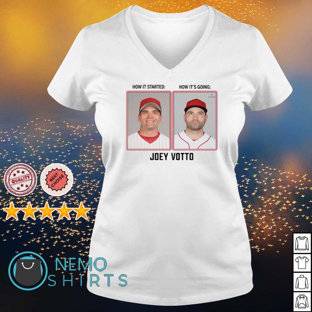 How it started it's going Joey Votto - Adult & Kids T-Shirts, Sweatshirts & Hoodies apparel design preview 5