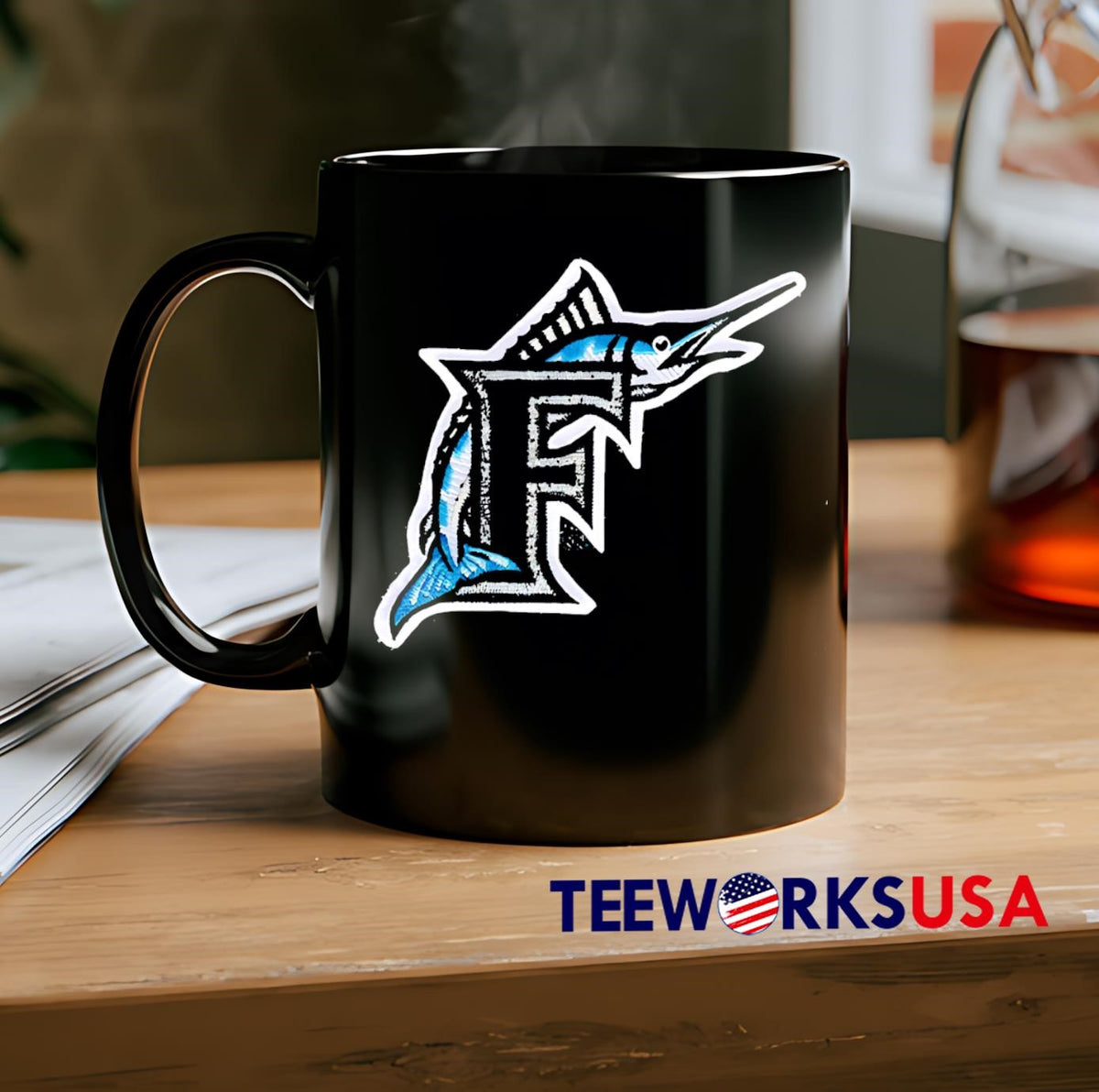 Miami Marlins Florida logo - Adult & Kids T-Shirts, Sweatshirts & Hoodies apparel design preview 2