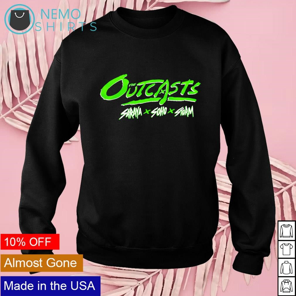 The outcasts Saraya vs Soho Storm - Adult & Kids T-Shirts, Sweatshirts & Hoodies apparel design preview 3