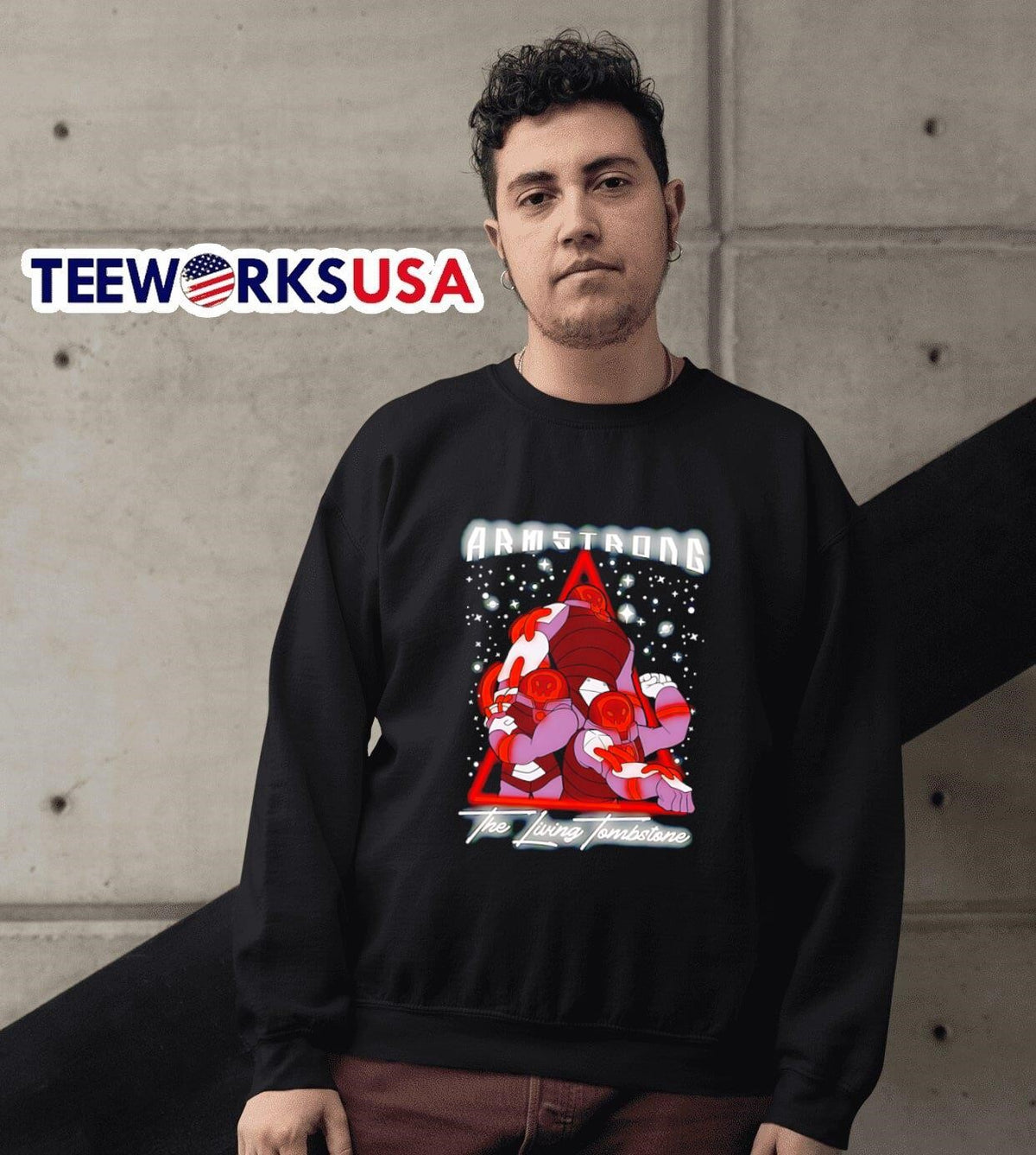 Armstrong the living tomstone - Adult & Kids T-Shirts, Sweatshirts & Hoodies apparel design preview 6