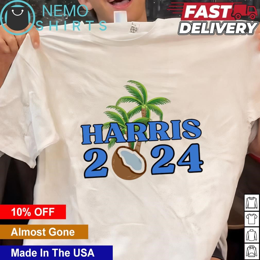 Harris 2024 coconut tree - Adult & Kids T-Shirts, Sweatshirts & Hoodies product image 1