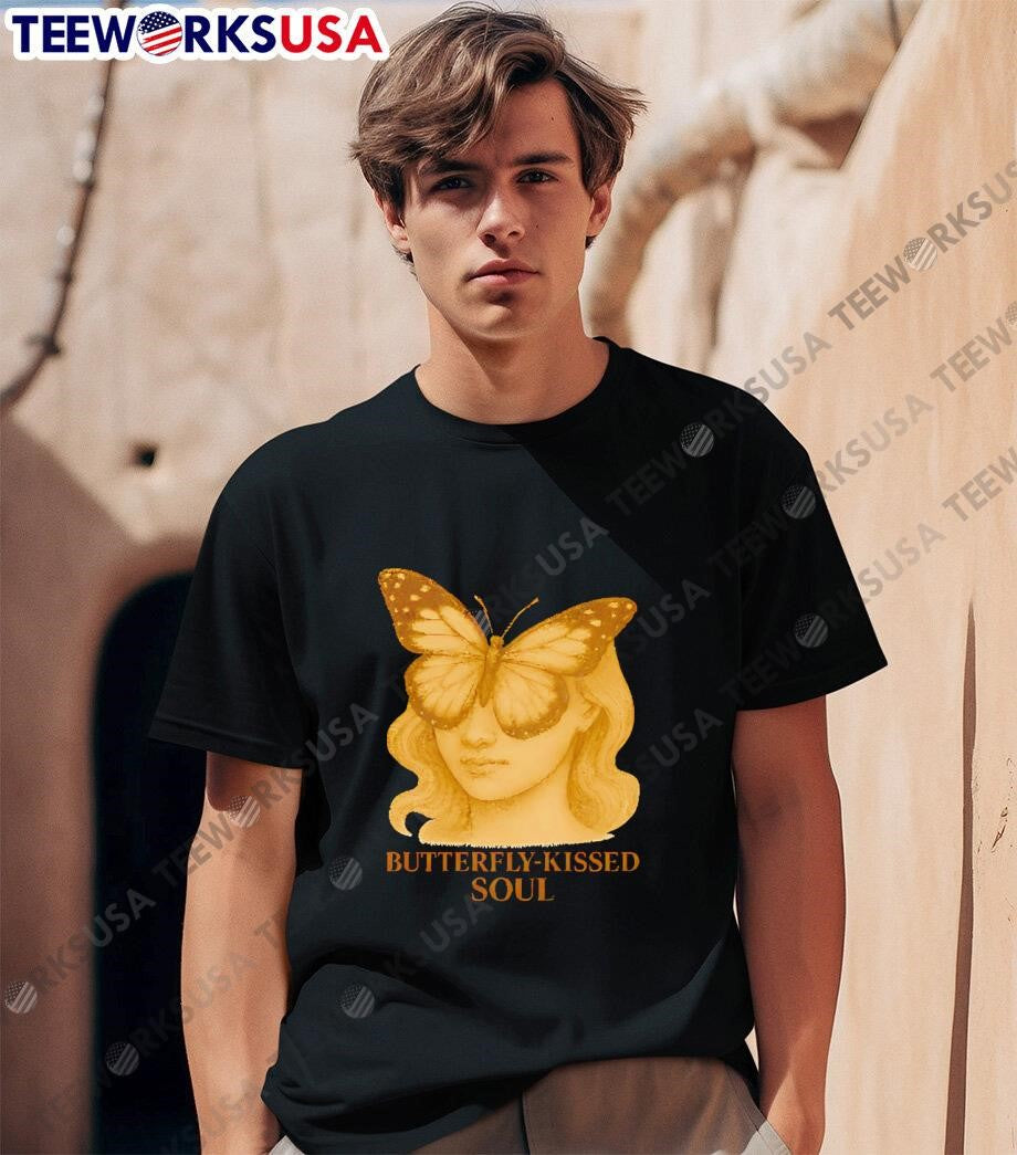 Butterfly kissed Soul - Adult & Kids T-Shirts, Sweatshirts & Hoodies apparel design preview 1