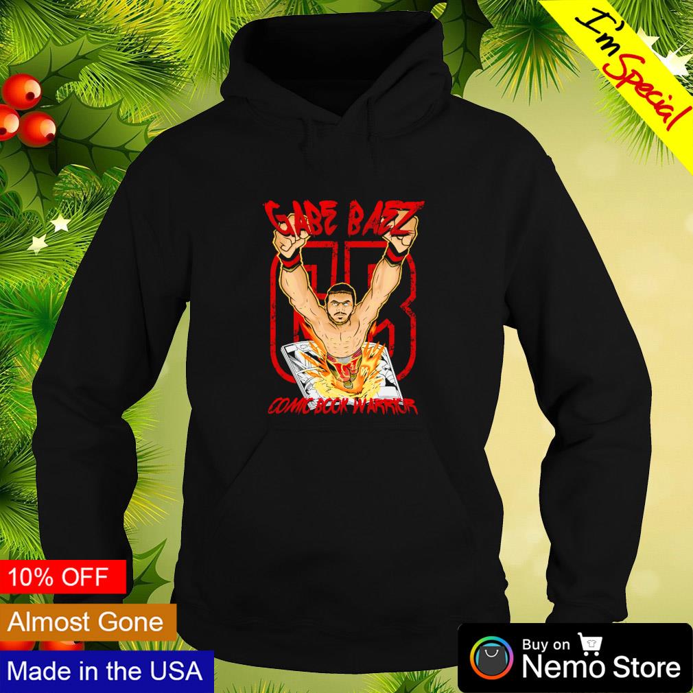 The comic book warrior GB Gabe Baez - Adult & Kids T-Shirts, Sweatshirts & Hoodies apparel design preview 2