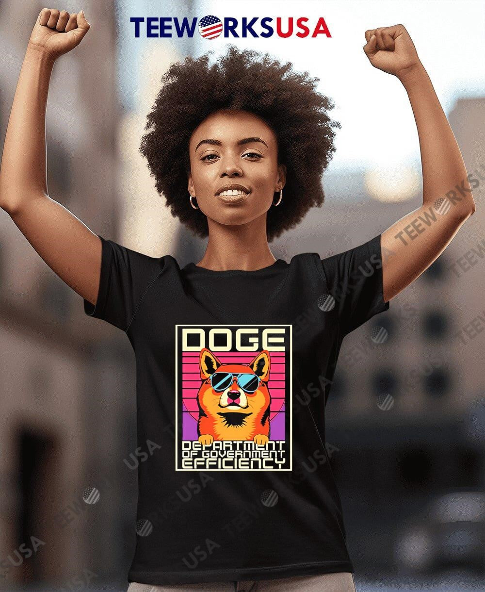 Doge Department Of Government Efficiency vintage - Adult & Kids T-Shirts, Sweatshirts & Hoodies apparel design preview 7