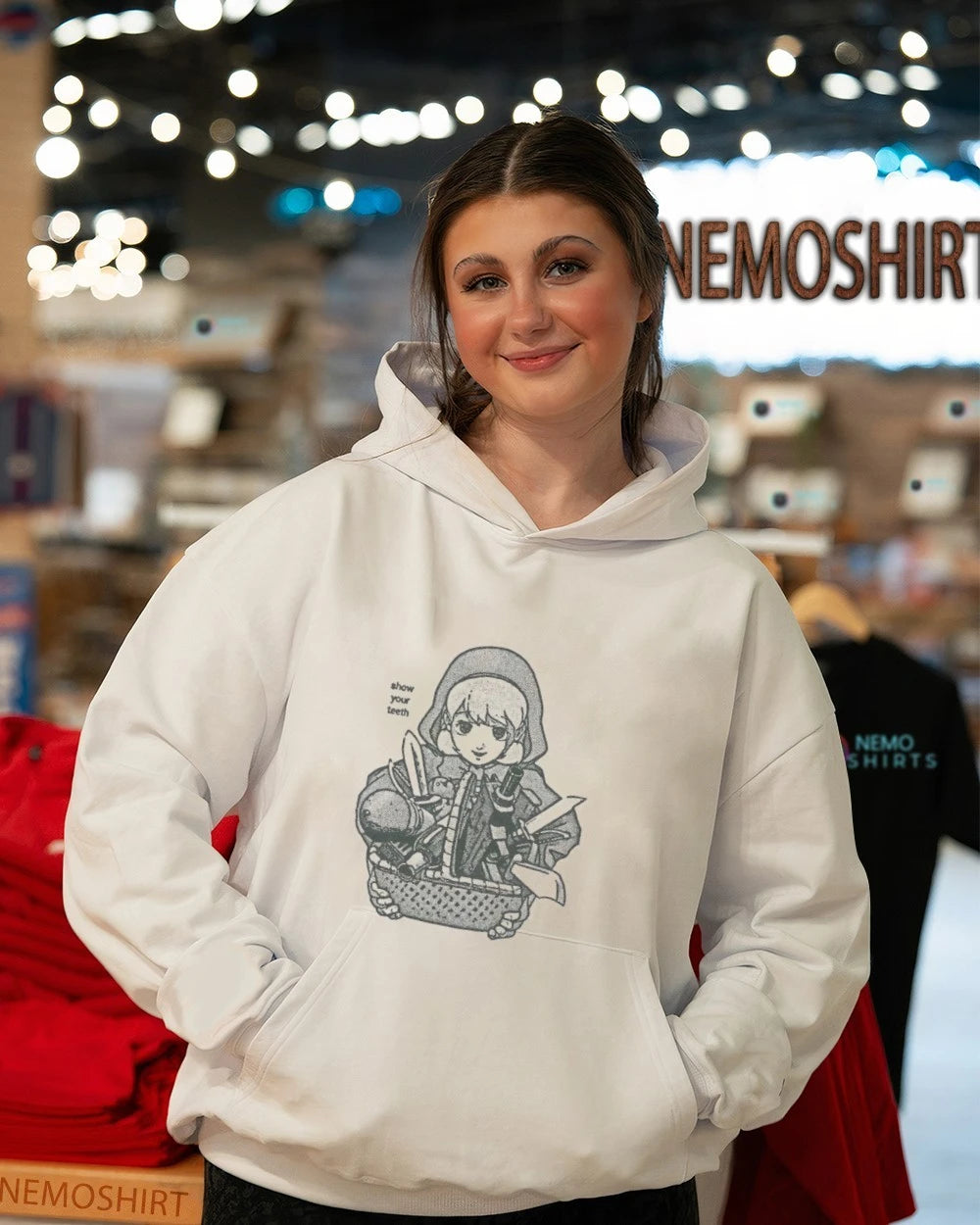 Coco Witch Hat Atelier show your teeth - Adult & Kids T-Shirts, Sweatshirts & Hoodies apparel design preview 5
