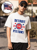 Detroit Pistons Playoffs '26 Stars - Adult & Kids T-Shirts, Sweatshirts & Hoodies apparel design preview 1