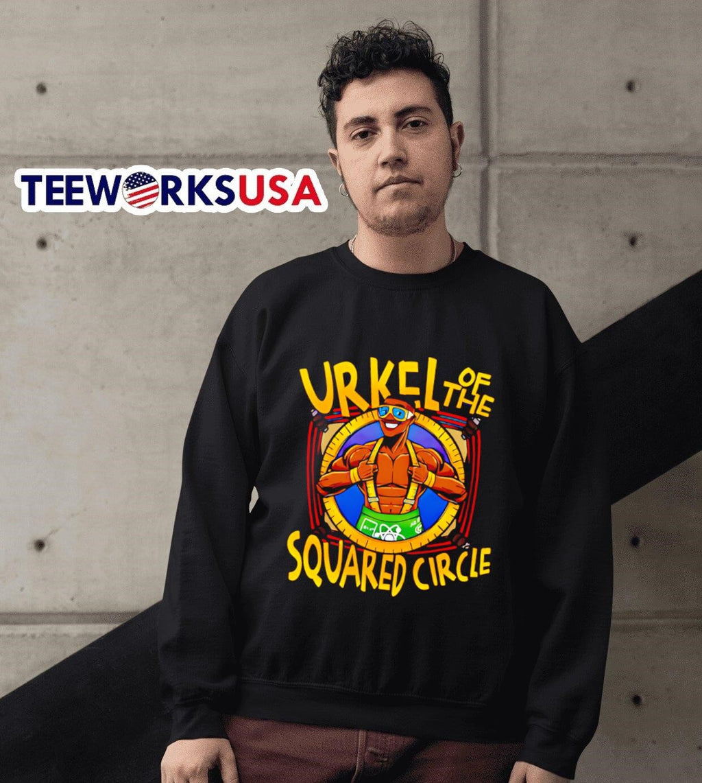 Urkel of the Squared Circle - Adult & Kids T-Shirts, Sweatshirts & Hoodies apparel design preview 3