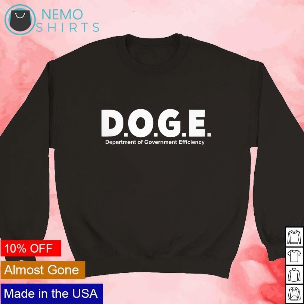 DOGE Department Of Government Efficiency - Adult & Kids T-Shirts, Sweatshirts & Hoodies apparel design preview 3