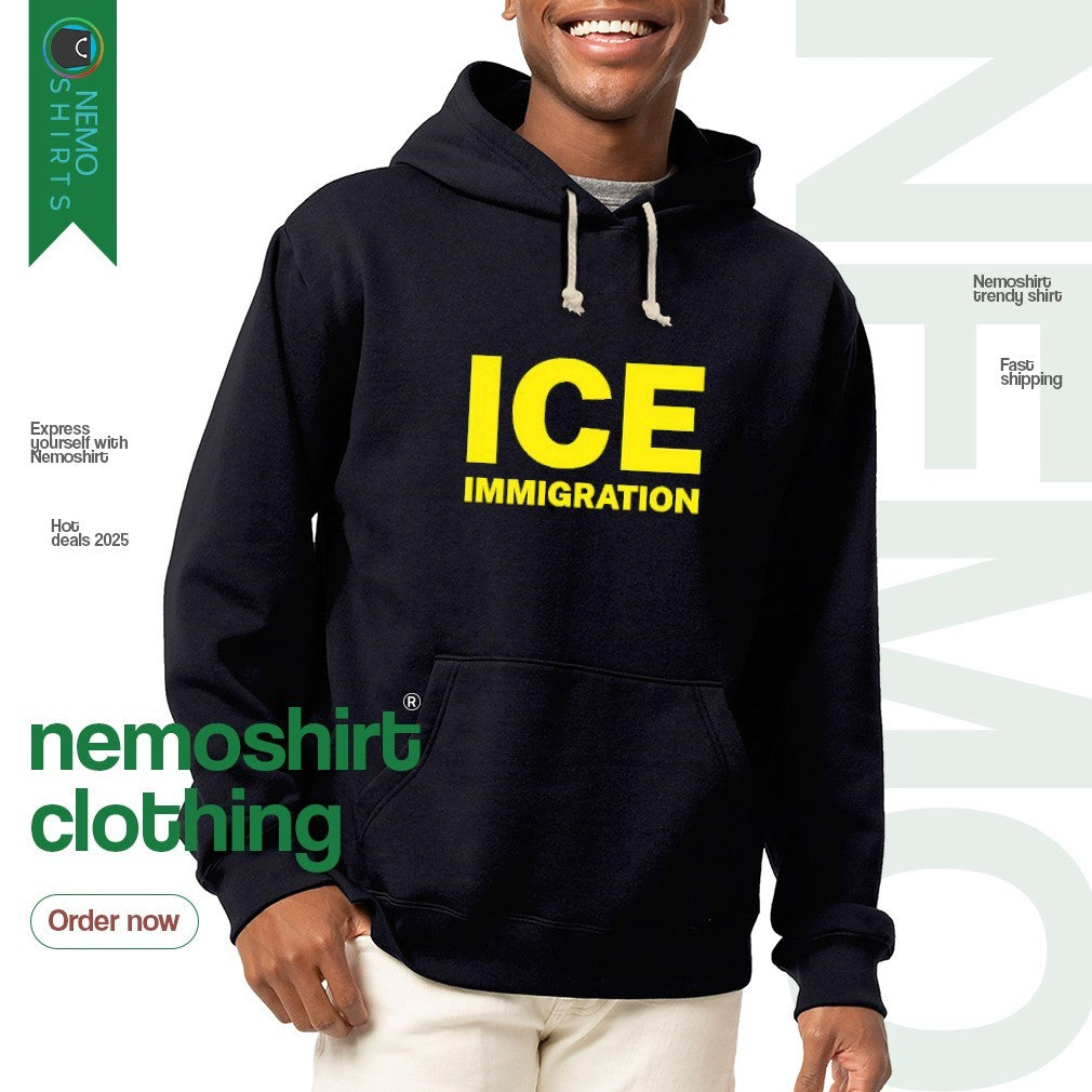 ICE immigration - Adult & Kids T-Shirts, Sweatshirts & Hoodies apparel design preview 2