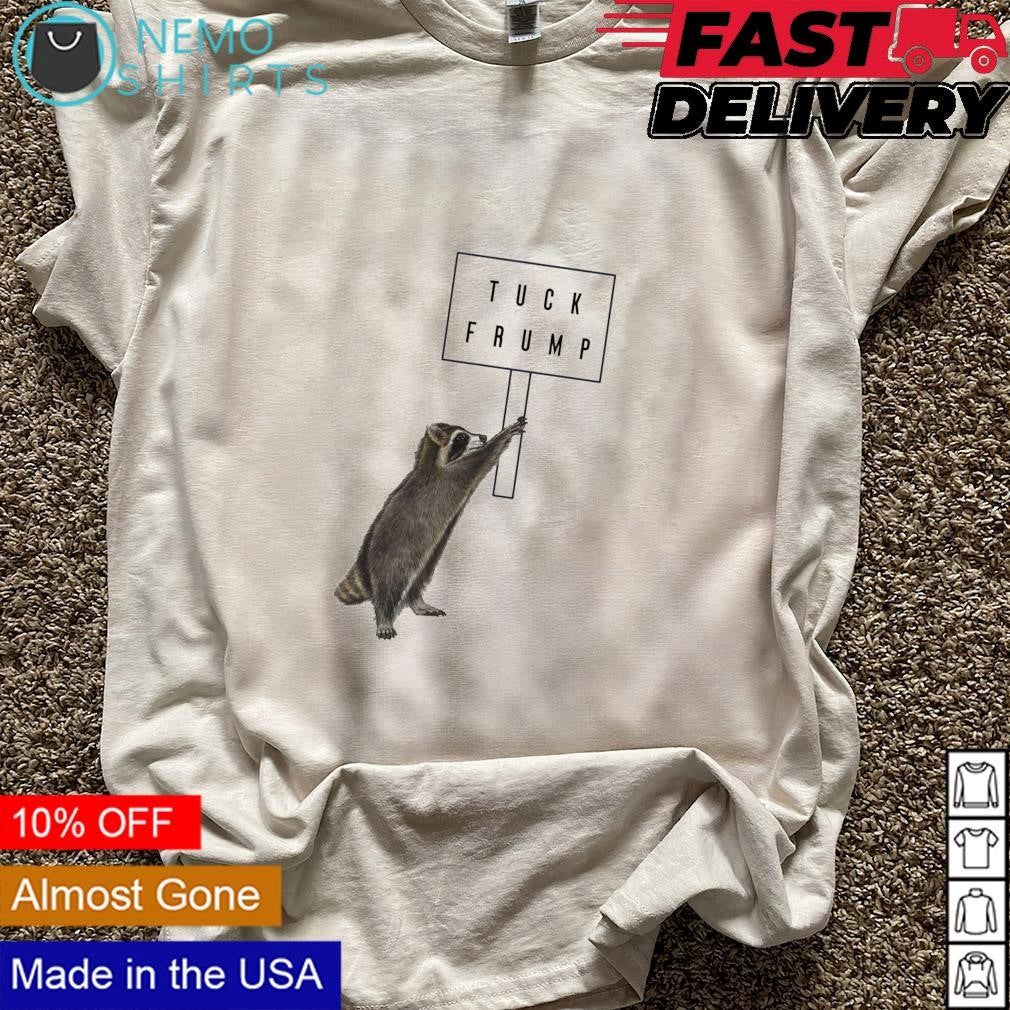 Tuck Frump raccoon - Adult & Kids T-Shirts, Sweatshirts & Hoodies apparel design preview 5