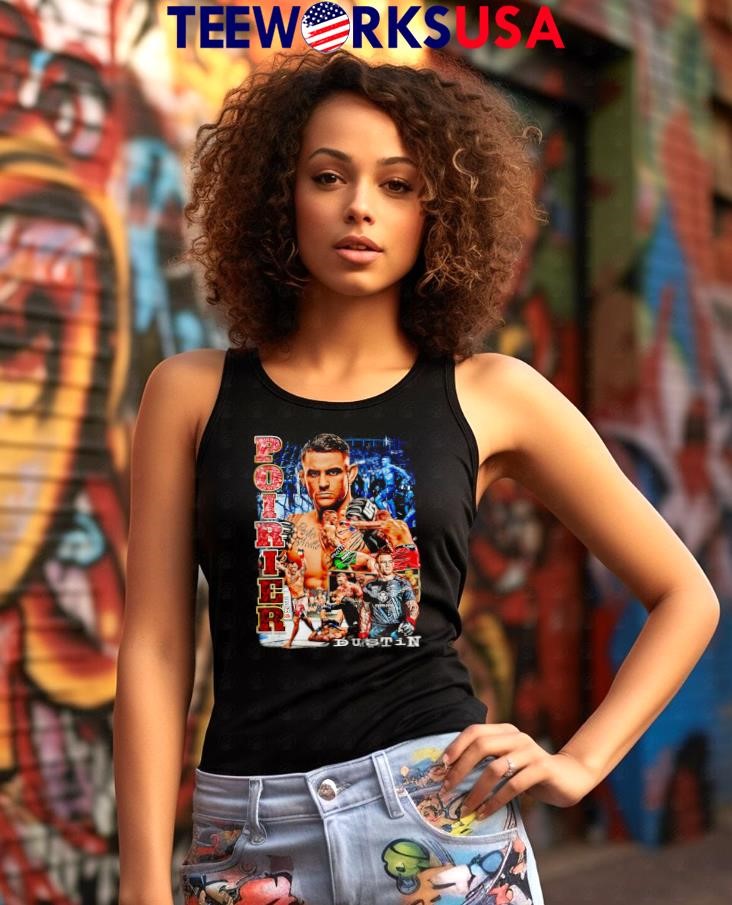 UFC Dustin Poirier retro - Adult & Kids T-Shirts, Sweatshirts & Hoodies apparel design preview 7